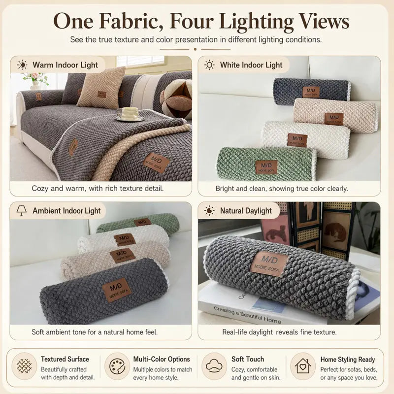 Luxury Thick Pet-Friendly Non-Slip Couch Cover