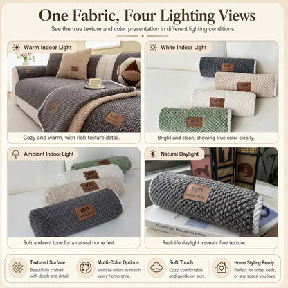 Luxury Thick Pet-Friendly Non-Slip Couch Cover