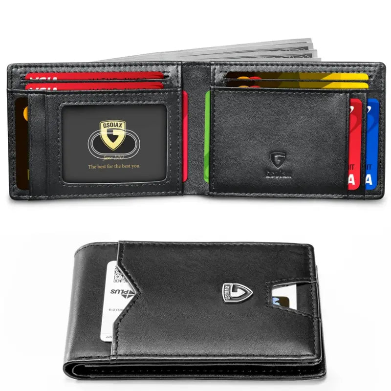 Ultra-Slim RFID Blocking Carbon Fiber Bifold Wallet