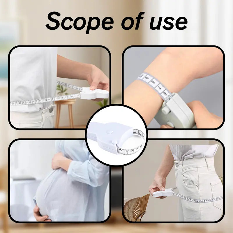 White body tape measure for waist hip bust and arms