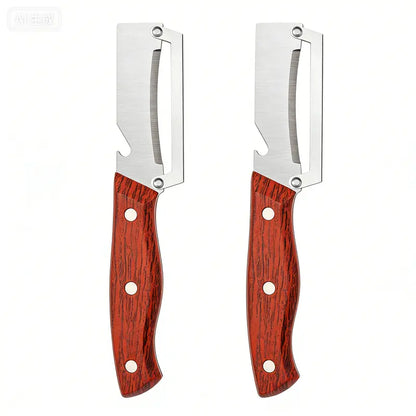 Ultra-Sharp Stainless Steel Peeler with Solid Ergonomic Wood Handle | Buy 2 Get 1 Free