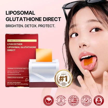 Unlock Radiant Glow Fast with Liposomal Glutathione Oral Strips | Buy 1 Get 1 Free