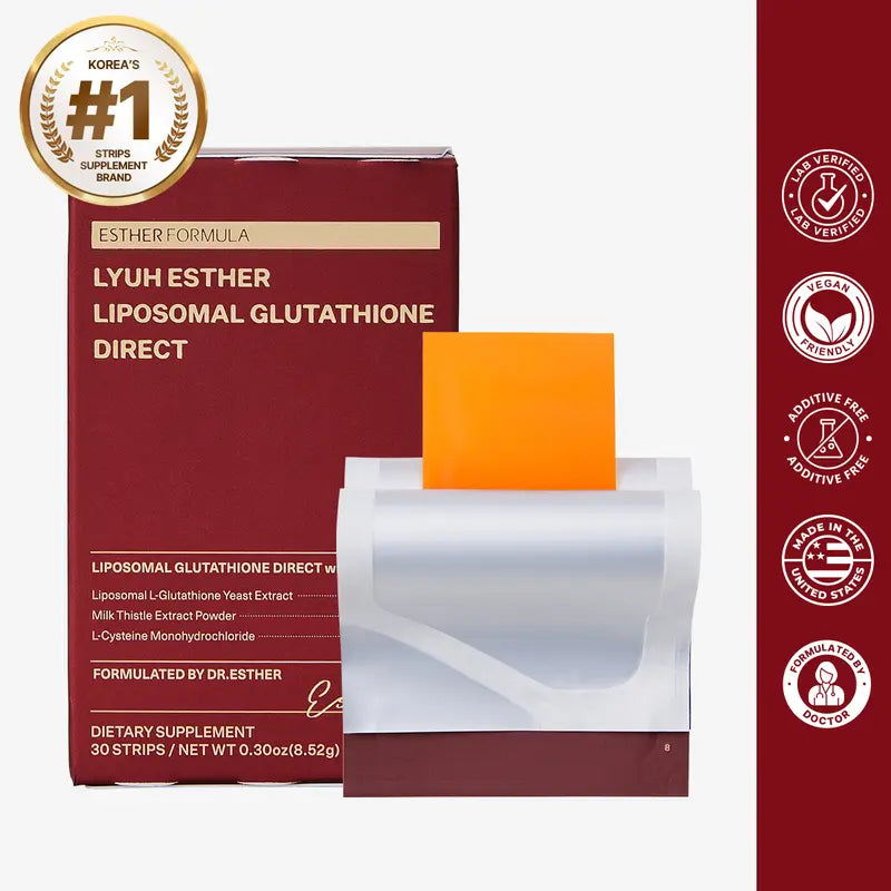 Unlock Radiant Glow Fast with Liposomal Glutathione Oral Strips | Buy 1 Get 1 Free