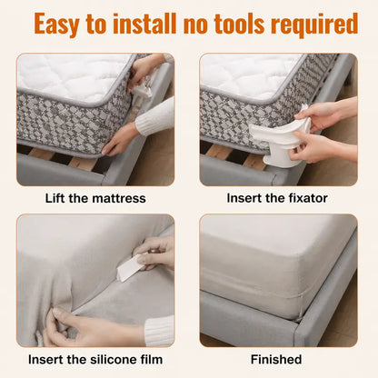 Heavy Duty Bed Sheet Holder Clips for Wrinkle-Free Slip Lock | Buy 1 Get 1 Free