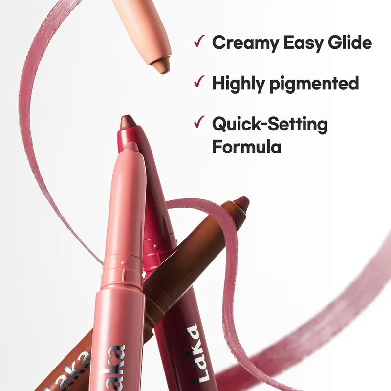Soft Matte Lip Contour Pencil - Waterproof & Smooth Blendable Long-Wear Lip Liner
