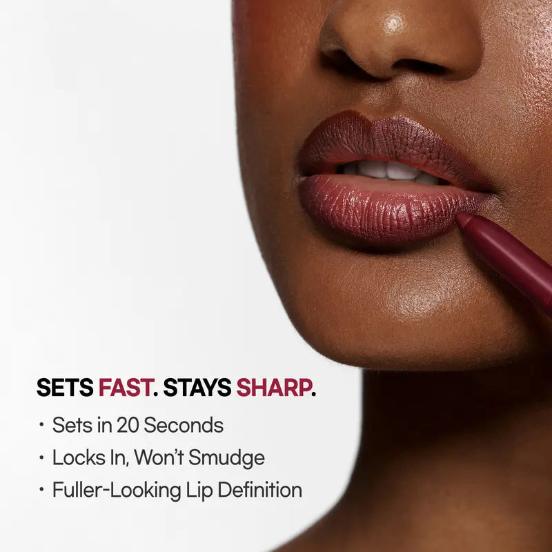 Soft Matte Lip Contour Pencil - Waterproof & Smooth Blendable Long-Wear Lip Liner