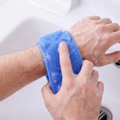 Double-Sided Silicone Back Scrubber for Easy Full-Body Exfoliation