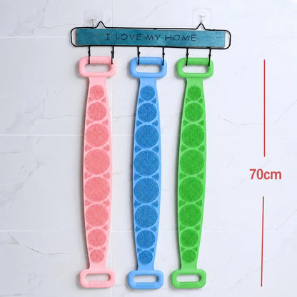 Double-Sided Silicone Back Scrubber for Easy Full-Body Exfoliation