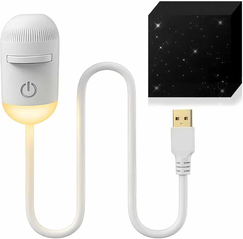 2-in-1 Galaxy Projection & Eye-Caring Night Light