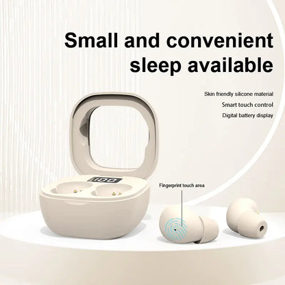 Ultra-Mini Invisible Sleep Earbuds with ENC Noise Cancellation
