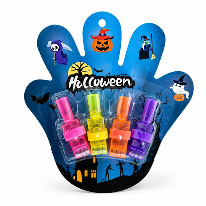 LED Halloween Finger Projector Rings – Mini Light-Up Party Favors for Kids | Buy 1 Get 1 Free