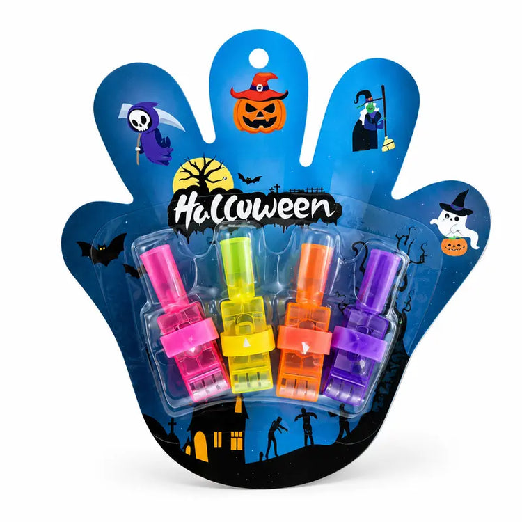 LED Halloween Finger Projector Rings – Mini Light-Up Party Favors for Kids | Buy 1 Get 1 Free