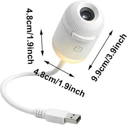 2-in-1 Galaxy Projection & Eye-Caring Night Light