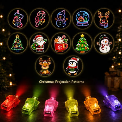 LED Halloween Finger Projector Rings – Mini Light-Up Party Favors for Kids | Buy 1 Get 1 Free