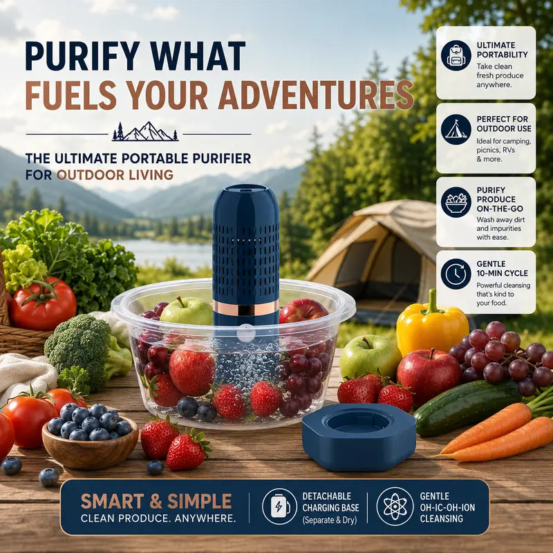 PureHydro™ Ionic Fruit & Vegetable Deep Purifier Washer