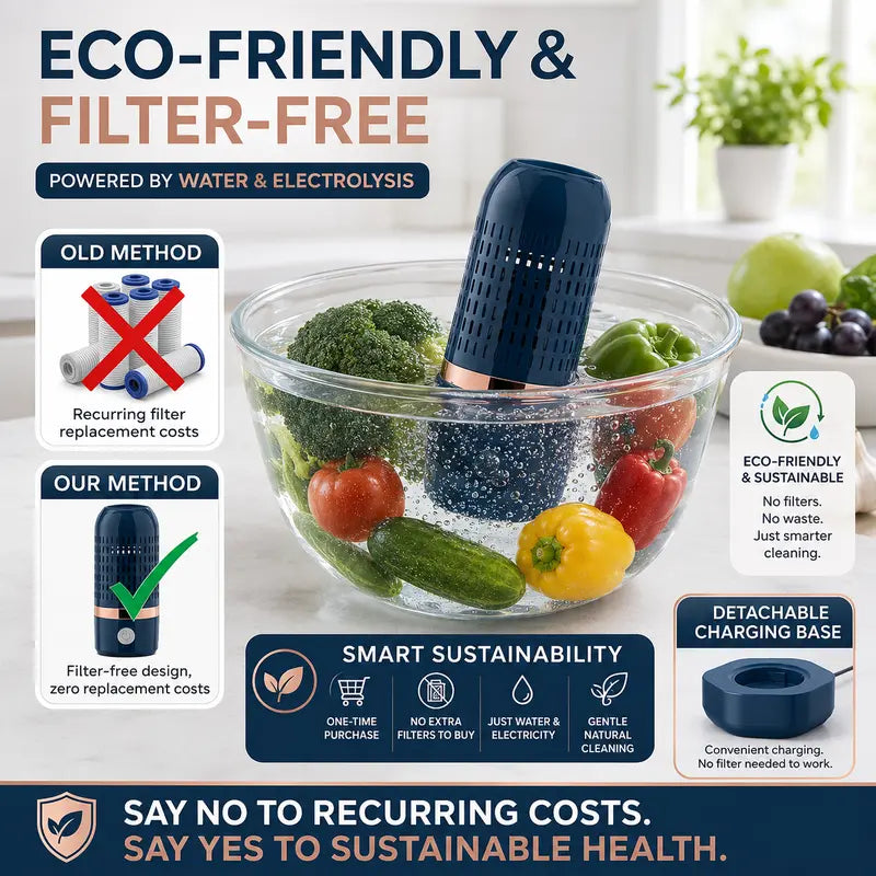PureHydro™ Ionic Fruit & Vegetable Deep Purifier Washer