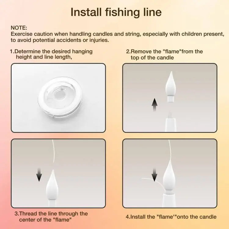 Cast Magic Anywhere: Floating LED Candles with Magic Wand Remote