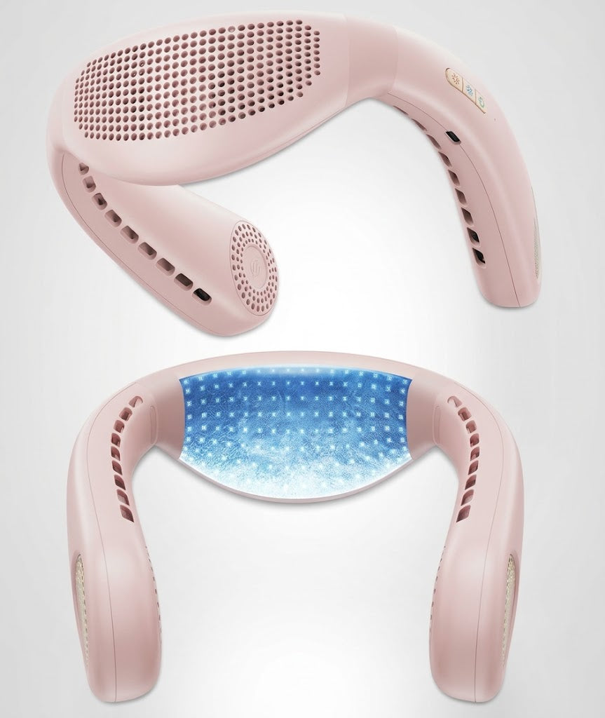 Instant Ice-Cooling Neck Air Conditioner with Dual Airflow Pro