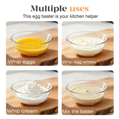 Semi-Automatic Stainless Steel Push Rotary Egg Beater Whisk | Buy 1 Get 1 Free