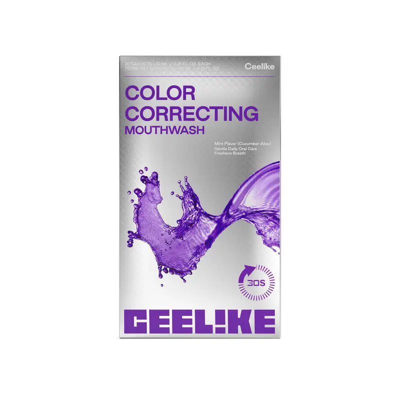 30s Purple Color Correcting Mouthwash Instant Teeth Brightening Travel Pack | Buy 1 Get 1 Free