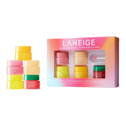 NEW Laneige Midnight Minis Hydrating Lip Sleeping Mask Treatment 5-Pc Gift Set