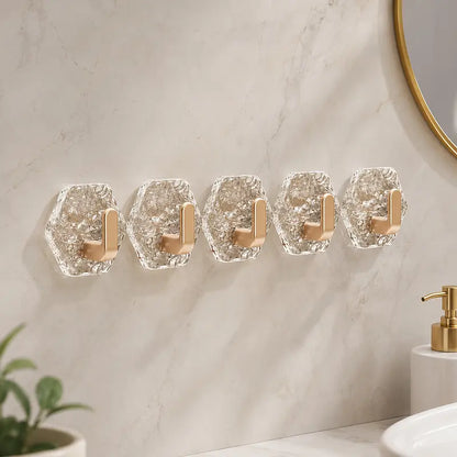 Heavy-Duty Adhesive Wall Hooks – Waterproof Drill-Free Luxury Hooks | Buy 1 Get 1 Free