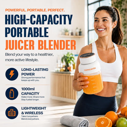 USB Rechargeable Portable Blender white original photo 3