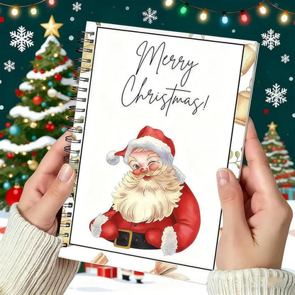 Festive Christmas 5x7 Spiral Book – The Ultimate Holiday Journal & Gift | Buy 1 Get 1 Free