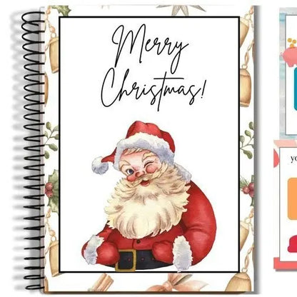 Festive Christmas 5x7 Spiral Book – The Ultimate Holiday Journal & Gift | Buy 1 Get 1 Free