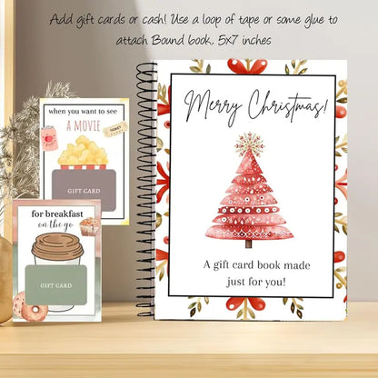 Festive Christmas 5x7 Spiral Book – The Ultimate Holiday Journal & Gift | Buy 1 Get 1 Free
