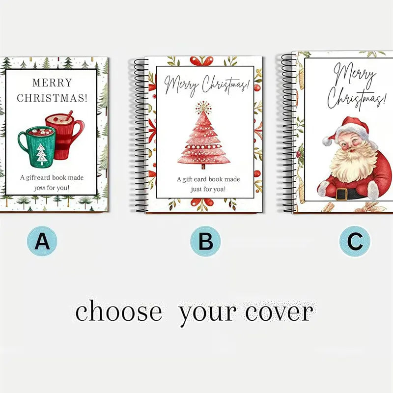 Festive Christmas 5x7 Spiral Book – The Ultimate Holiday Journal & Gift | Buy 1 Get 1 Free