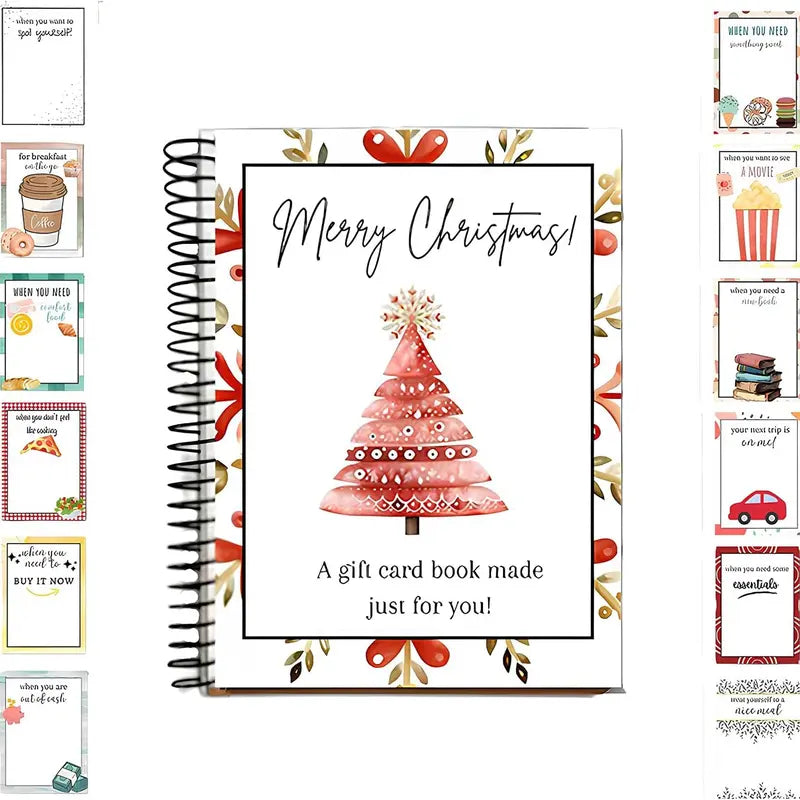 Festive Christmas 5x7 Spiral Book – The Ultimate Holiday Journal & Gift | Buy 1 Get 1 Free