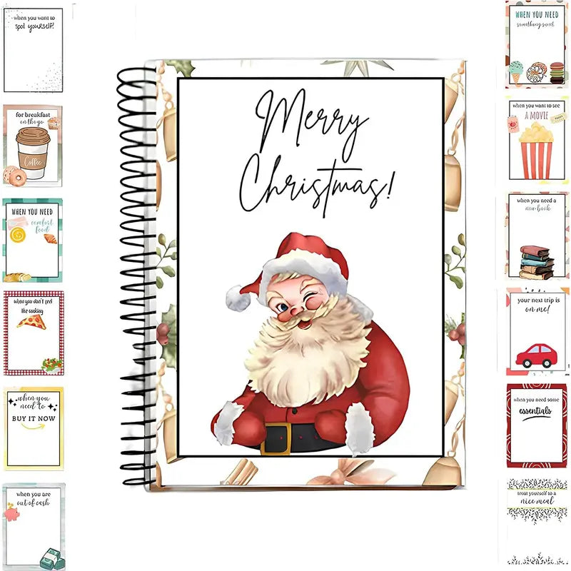 Festive Christmas 5x7 Spiral Book – The Ultimate Holiday Journal & Gift | Buy 1 Get 1 Free
