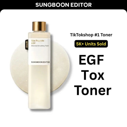 Intensive Smoothing Silk Peptide EGF Toner for Firm & Glowing Skin