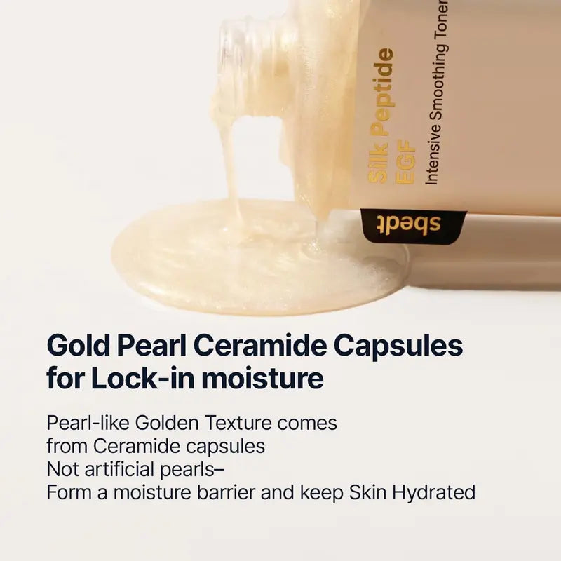 Intensive Smoothing Silk Peptide EGF Toner for Firm & Glowing Skin