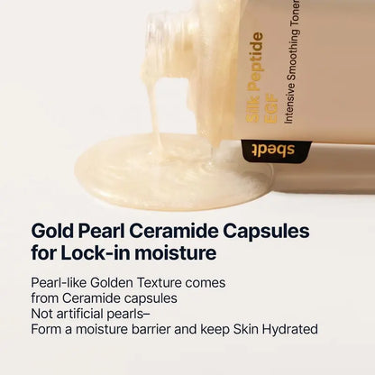 Intensive Smoothing Silk Peptide EGF Toner for Firm & Glowing Skin