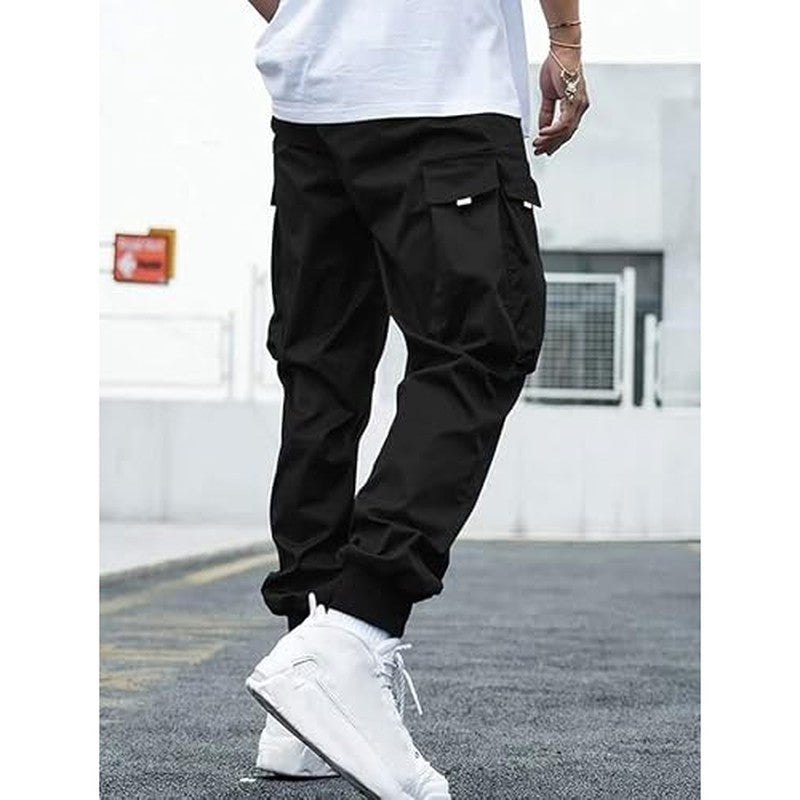 Men’s Urban Techwear Cargo Joggers (Elastic Drawstring Tactical Pants) | Buy 1 Get 1 Free