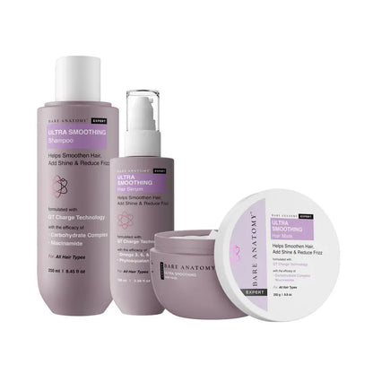 Ultra Smoothing Hair Care Trio for 24H Frizz-Free Shine & Intense Hydration