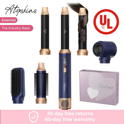 5-in-1 Airwrap Styler & Hair Dryer for Salon-Quality Waves & Blowouts