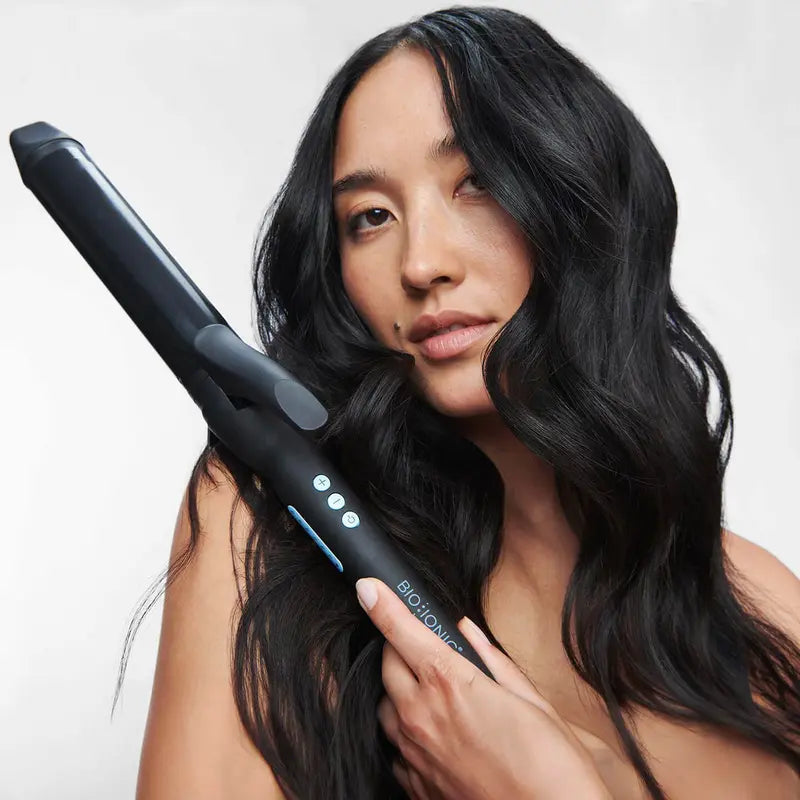 Professional Long Barrel Curling Iron for Frizz-Free Defined Curls