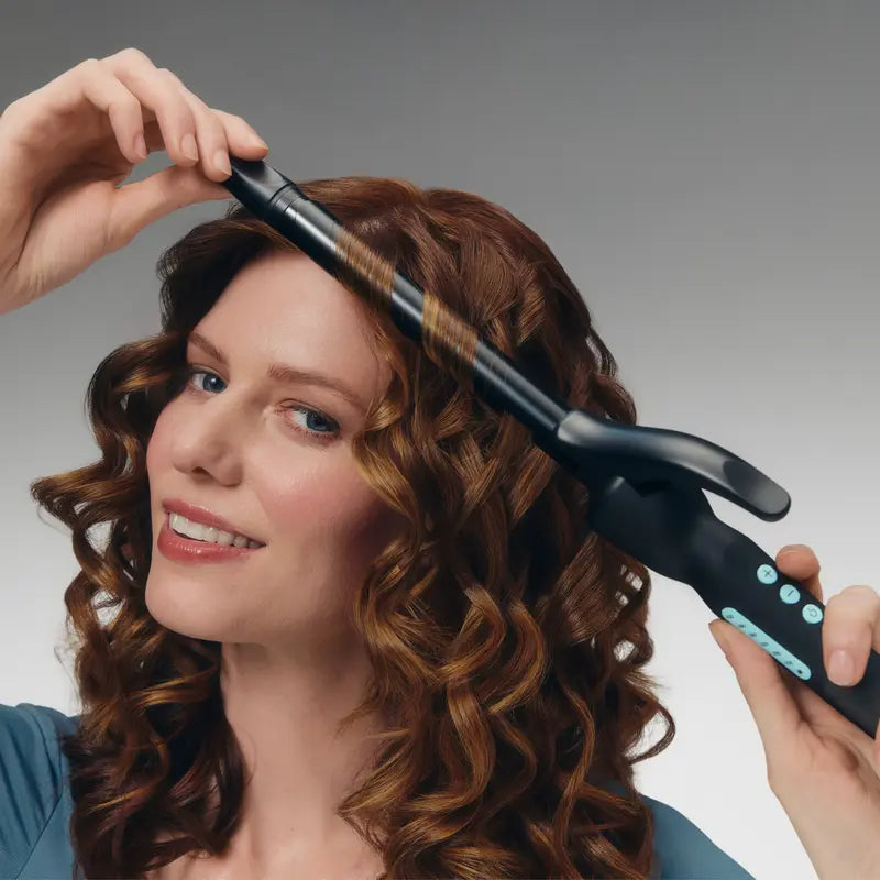 Professional Long Barrel Curling Iron for Frizz-Free Defined Curls