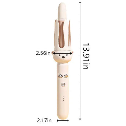 Automatic Rotating Curling Iron Waving Wand for Effortless Salon Curls