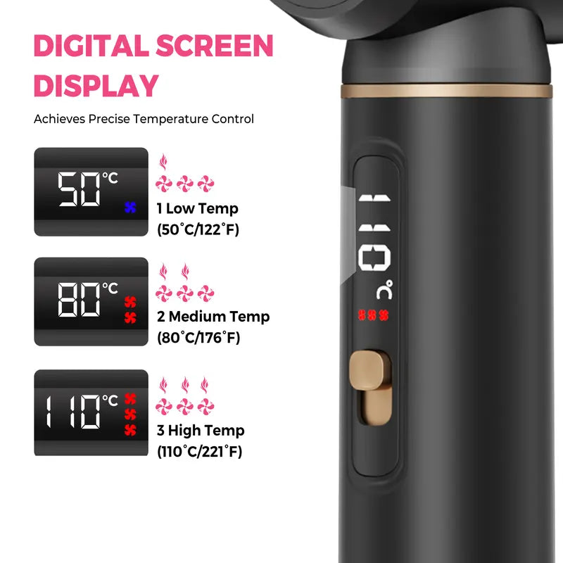 5-in-1 Airwrap Styler & Hair Dryer for Salon-Quality Waves & Blowouts