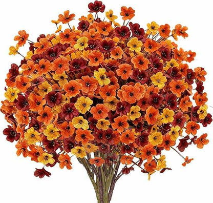Vibrant UV-Resistant Fade-Proof Fall Outdoor Artificial Flowers | Buy 1 Get 1 Free
