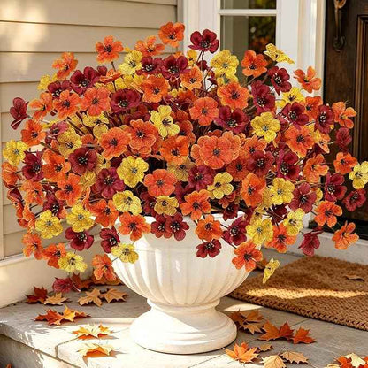 Vibrant UV-Resistant Fade-Proof Fall Outdoor Artificial Flowers | Buy 1 Get 1 Free