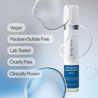 Thicker, Fuller Hair Fast: Hair Growth & Anti-Shedding Roll-On Serum | Buy 1 Get 1 Free