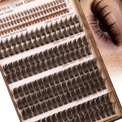 DIY Manga Lash Clusters Kit for Instant Salon-Level Wispy Eyes | 3 Pack per Set