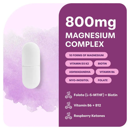 20-in-1 Daily Women's Magnesium Complex for Total Wellness & Energy