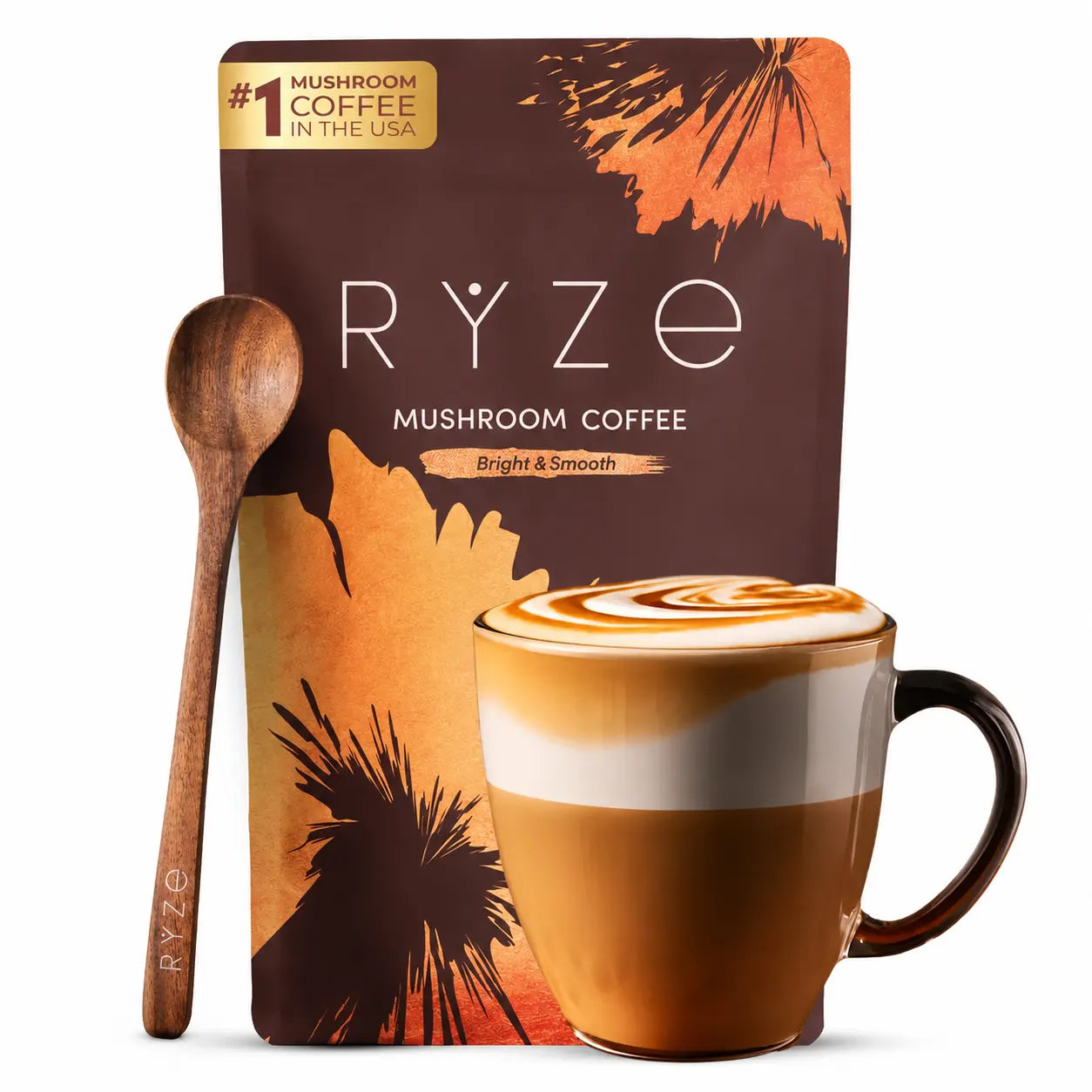 Organic Adaptogenic Mushroom Coffee Powder for Clean Energy & Focus | Buy 1 Get 1 Free