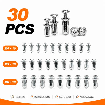 Heavy-Duty Petal Expansion Rivet Nuts Set for Hollow Walls | Buy 1 Get 1 Free